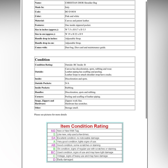 Dior Pink and Cream Monogram Crossbody Bag - Picture 15 of 15